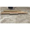Image 2 : 10 Assorted Pressure-Treated 4x4 Lumber Posts on Pallet, 94" to 145" Long