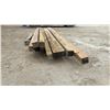 Image 4 : 10 Assorted Pressure-Treated 4x4 Lumber Posts on Pallet, 94" to 145" Long