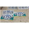 Image 3 : 7 Manitoba Semi License Plates and 6 Novelty Dealership Plates