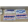 Image 4 : 7 Manitoba Semi License Plates and 6 Novelty Dealership Plates