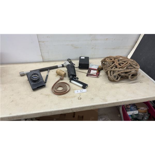 Block Heater, Infrared Heater, Rope, Leather Strap, Twine, Ventura Tube, Flashlight and More