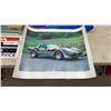 Image 2 : Team Quaker State NASCAR Poster, 1985 Winnipeg Blue Bombers Poster, Corvette Print, 2 Honda Decals