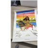 Image 2 : 3 Native American Art Prints – Warrior on Horse, White Buffalo, Snowy Owl, Largest 24x18"