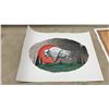 Image 4 : 3 Native American Art Prints – Warrior on Horse, White Buffalo, Snowy Owl, Largest 24x18"