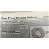 Image 6 : 4 Vintage Newspapers – Daily Express 1945 and Free Press Evening Bulletin 1920