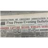 Image 8 : 4 Vintage Newspapers – Daily Express 1945 and Free Press Evening Bulletin 1920