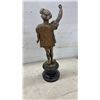 Image 11 : Vintage Advertising Lot – Tin Cans, Pepsi-Cola Sign, 1959 Ford Taxicabs Picture, Bronze Statue