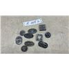 Image 1 : 10 Vintage 1960s Metal Railroad/Railway Tokens, Various Lines