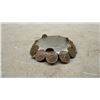 Image 5 : Mexican Aztec Calendar Coin Dish w/ Centavo Coins, 2 Timex Watch Heads, Gold-Tone Band