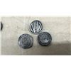 Image 3 : 10 Vintage 1960s Pewter Railroad/Railway Tokens – Pacific Electric, Western Pacific and More