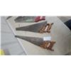 Image 2 : 5 Hand Saws w/ Wood and Plastic Handles, Various Sizes