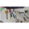 Image 3 : Assorted Hand Tools w/ Toolbox – Screwdrivers, Pliers, Tape Measures, Knives, Precision Bit Set