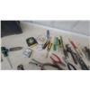 Image 5 : Assorted Hand Tools w/ Toolbox – Screwdrivers, Pliers, Tape Measures, Knives, Precision Bit Set