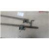 Image 3 : Pipe Clamps (2) and Bar Clamp (1) w/ Red Fittings – 36" and 48", Woodworking Set
