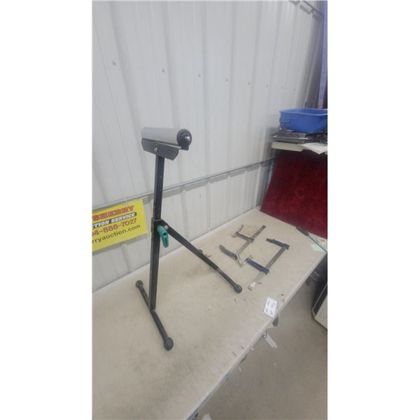 Adjustable Roller Stand w/ Clamps