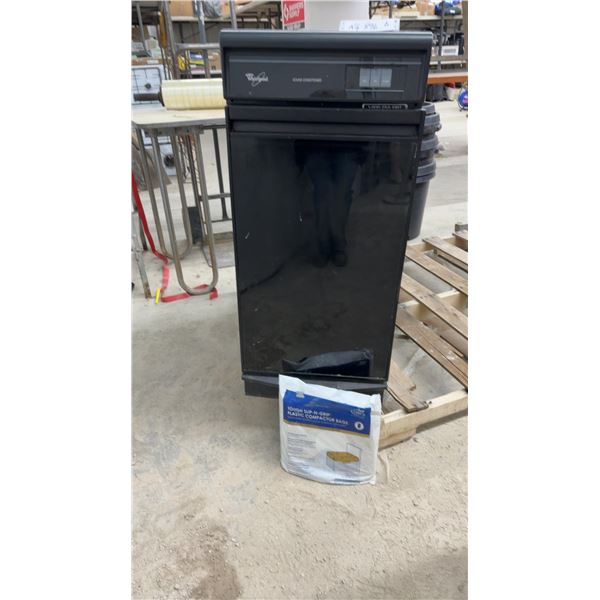 Whirlpool Trash Compactor w/ Slip-N-Grip Plastic Compactor Bags