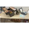Image 1 : Tube Tester, Meter for Testing, and Carrying Case Full of Radio Tubes and More