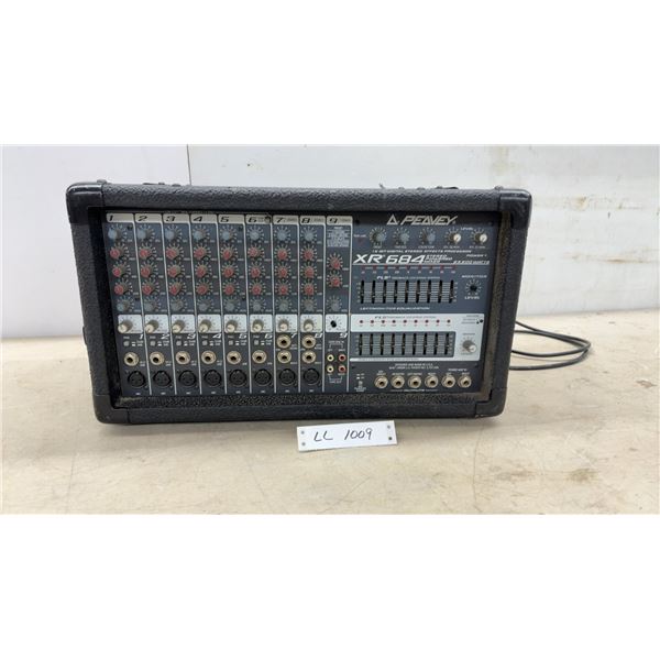 Peavey XR 684 Stereo Powered Mixer, 2x200 Watts, 9-Channel