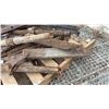 Image 4 : Pallet of Antique Wooden Singletrees and Doubletrees w/ Metal Hardware