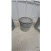 Image 4 : 4 Galvanized Metal Buckets and Containers Including Minnow Bucket