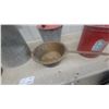 Image 3 : Vintage Galvanized Metal Gas Cans and Laundry Plunger, Assorted Sizes