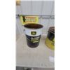 Image 2 : 3 John Deere Oil Cans – Hy-Gard, Hydrostatic Fluid, Special Purpose Oil, Vintage