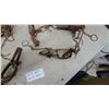 Image 3 : Vintage Steel Animal Traps w/ Chains and Hold-Down Springs