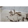Image 5 : Vintage Steel Animal Traps w/ Chains and Hold-Down Springs