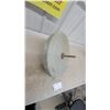 Image 2 : Vintage Grinding Wheel w/ Metal Shaft/Arbor, 18" Diameter
