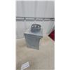 Image 5 : 2 Galvanized Metal Oil Lamp Heaters w/ Reflector Backs