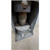 Image 6 : 2 Galvanized Metal Oil Lamp Heaters w/ Reflector Backs