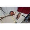 Image 2 : Vintage Wagon Wheels w/ Lightning Rod and Cow Stops