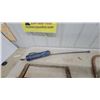 Image 4 : Antique Wooden Buck Saw, Bow Saw, and Vintage Pump Sprayer Lot