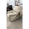 Image 2 : Beige Microfiber Recliner Chair