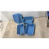 Image 7 : 10 Assorted Plastic Storage Totes w/ Lids, Various Sizes and Colors