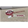 Image 1 : 3 Novelty Metal Signs – "Can't Fix Stupid" and "25¢ Charge for Whining," 12x12"