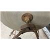 Image 5 : Antique Treadle-Powered 20" Grindstone Wheel w/ Rusty Stand