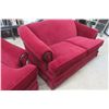 Image 6 : 62" Comfy Loveseat and Matching Arm Chair