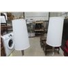 Image 2 : 2 Matching Modern Stainless Steel Floor Lamps
