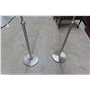 Image 4 : 2 Matching Modern Stainless Steel Floor Lamps