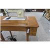 Image 5 : Singer Electric Cabinet Sewing Machine w/ Stool