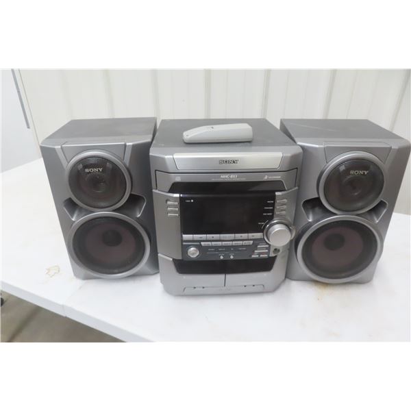Sony MHC-BX3 Stereo/Disc Player w/ AM/FM and Cassette