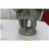 Image 11 : 3 Plastic Yard Ornaments, First Kiss & Angels, Largest 18"