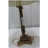 Image 2 : 2 Brass Style Tabletop Lamps