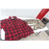 Image 1 : Realtree XXL Plaid Fleece Jacket, Yukon Gear Medium Insulated Camo Pants, and More