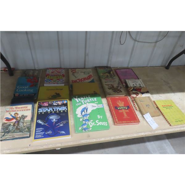 Children's Books and Old Cookbooks