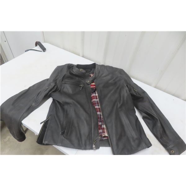 Indian Leather Jacket, Size Medium