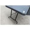 Image 3 : 2 Folding Leg Tables, Poly Top, 24" x 48"