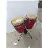 Image 1 : Ecko Percussion Bongo Drums w/ Stand