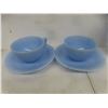 Image 4 : Delphite Cup and Saucer Set, Pyrex